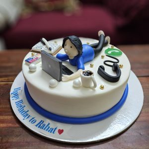 Technology Themed Birthday Cake