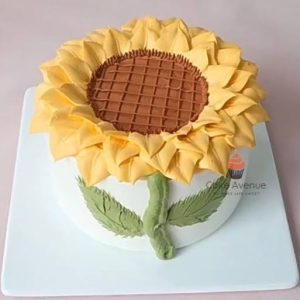 Sun Flower Theme Cake