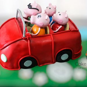 Car Theme Cake
