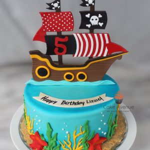 The Pirates Theme Cake