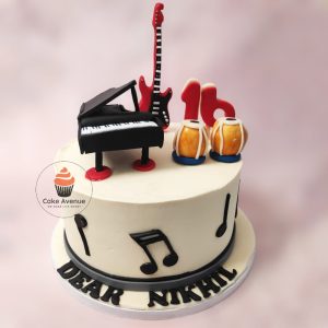 Music Lover's Theme Cake