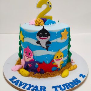 Shark Theme Cake