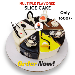 Multiple Flavoured Slice Cake