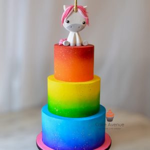 Rainbow Theme Cake