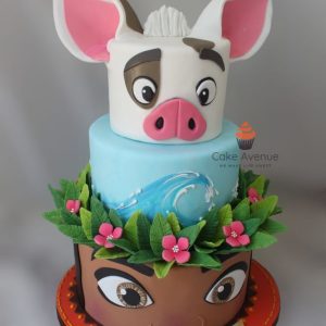 Moana Theme Cake
