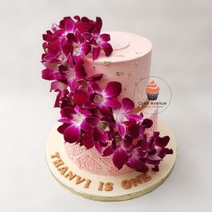 Floral Theme Cake