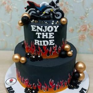 Moto Lover Theme Cake